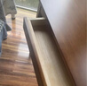 小屋木语实木窄书桌简约家用电脑桌学生卧室学习桌成人办公桌小户型写字桌 胡桃色单桌【加粗加厚】 120x60x75cm【双抽屉】 实拍图