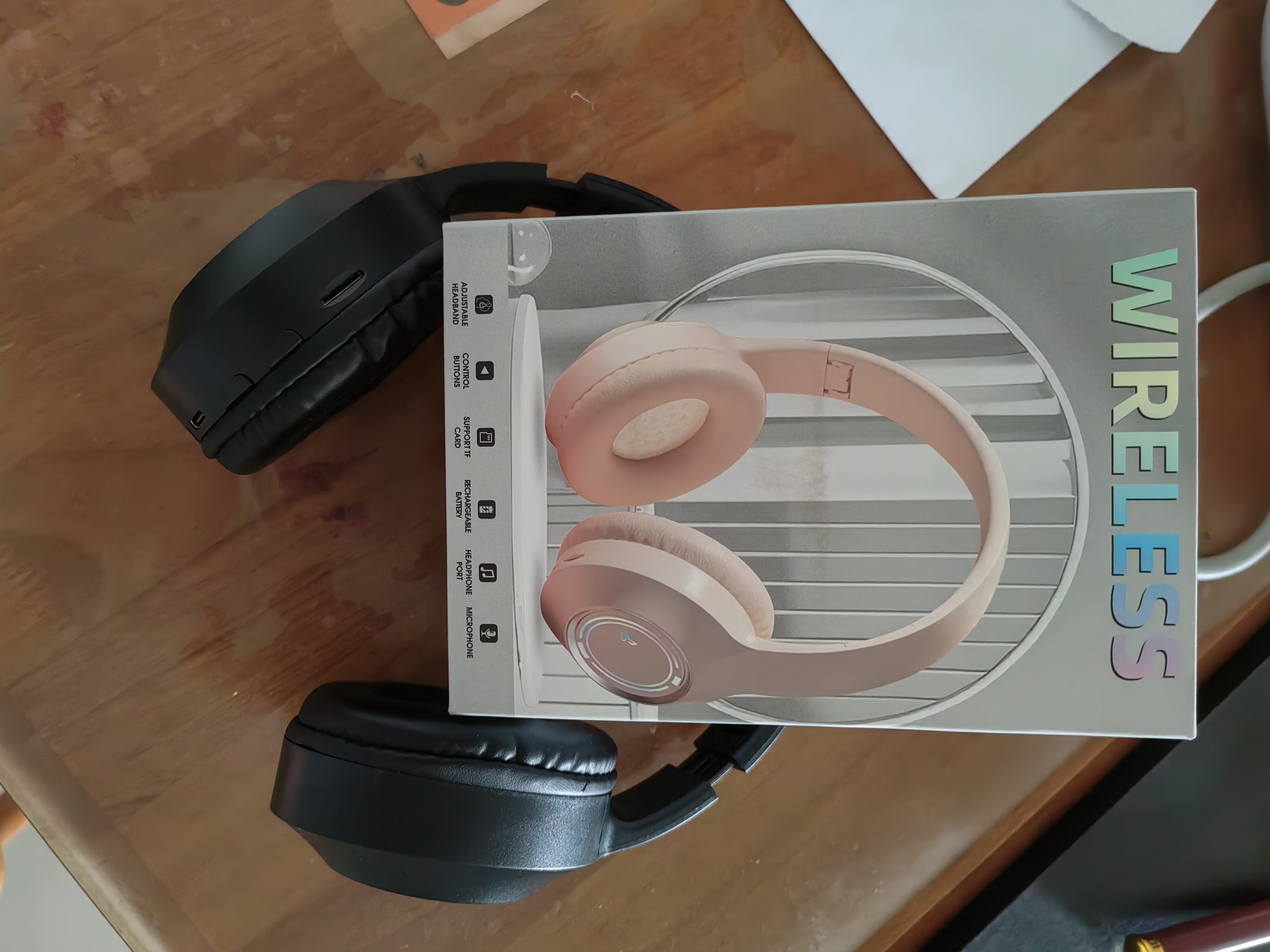 SONT【柏林之声】头戴式蓝牙耳机隔音降噪重低音无线有线音乐游戏电脑台式电竞手机耳麦新款 炫酷黑升级版【柏林之声】 实拍图