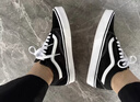 VANS范斯官方 升级款ComfyCush Old Skool经典黑运动鞋VN0A3WMAVNE 黑色 39 实拍图