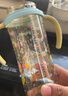 贝亲（Pigeon）防胀气 自然成长翻盖直饮吸管 大童奶瓶330ml 马戏团 18月+ AA279 实拍图