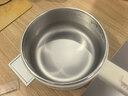 美的（Midea）电煮锅 小电锅 不锈钢0涂层电热锅 宿舍小锅多功能锅 1.6L学生寝室一体泡面小火锅XZC2017G 配蒸笼 实拍图