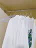 洁百纳衣架家用挂衣无痕防滑加粗成人衣挂宿舍用学生大号晾衣服挂钩衣撑 【加粗带钩款】井天蓝 30个 实拍图