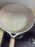 卡罗特不粘钛锅炒锅家用麦饭石炒菜锅平底锅不沾锅电磁炉燃气灶32cm套装 实拍图