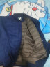 皮尔卡丹高档男装 可脱卸男士羽绒衬衫格子加厚加绒冬季新款中年保暖棉衬衣寸 蓝色 XL/175 晒单实拍图