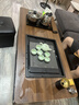 心怡君【今日顺丰速发】功夫茶桌泡茶桌一体家用烧水简约茶几阳台泡茶台 底部上水【胡桃色+不锈钢壶】 长120宽55高60cm丨赠电磁炉+茶具 实拍图