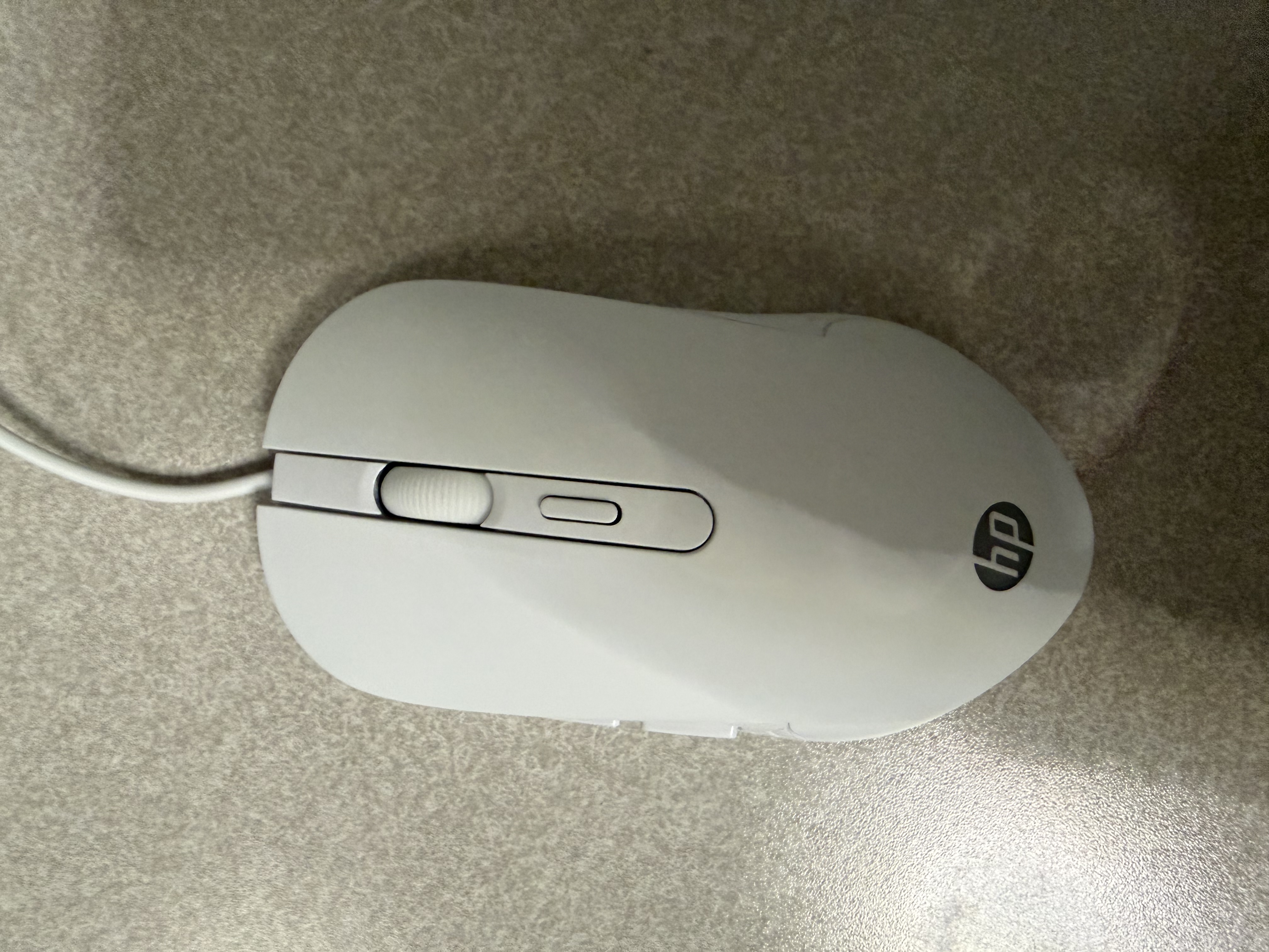 惠普（HP）M280鼠标有线鼠标笔记本台式男女生办公电脑RGB灯效LOL吃鸡外设CF白色轻音 实拍图