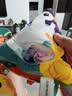 jollybaby婴儿抽抽乐婴儿车挂件玩具0-1岁抬头练习挂件床铃床挂拉拉乐6个月 拉绳抽抽乐—三角形 实拍图