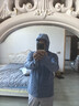 京东京造防晒衣男士冰丝凉感防紫外线防晒服男女高端防晒外套  岩板蓝2XL 实拍图