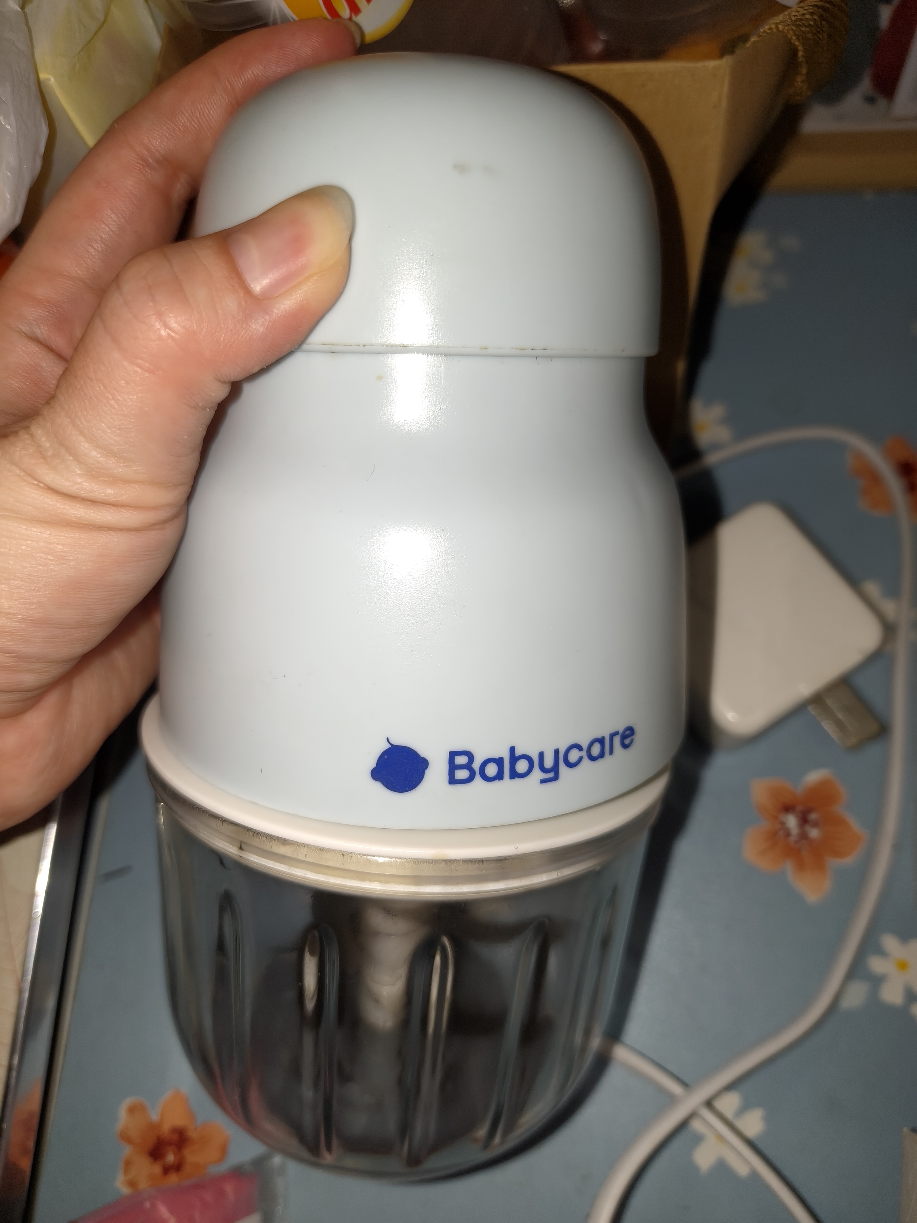 babycare辅食机婴儿宝宝料理机多功能全自动家用辅食工具打泥机海雾蓝 实拍图