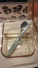 希乐扣Cilock玻璃饭盒上班族带饭 微波炉可加热餐盒便当盒大容量保鲜盒长分隔 实拍图