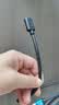 毕亚兹 USB3.0延长数据线公对母 2米 高速传输数据连接线 电视电脑U盘鼠标键盘打印机充电器加长线 黑 实拍图
