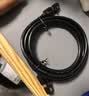 绿联超六类万兆下弯头网线 CAT6A类直角网络连接线 电脑宽带电视网络跳线转角90度2米95971 实拍图