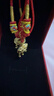 中国黄金（CHINA GOLD）黄金福字金锁项链宝宝套装足金长命平安锁吊坠婴儿金饰周岁礼物 【今/次日达】平安锁项链【红绳】约0.8g 实拍图
