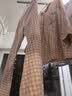 MUJI[自营限定款]女士无侧缝 双层纱织睡衣 纯棉家居服 浅粉红色 L 实拍图