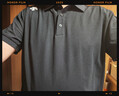 迪桑特（DESCENTE）TRAINING男士TOYOBO吸湿速干防晒UPF50+短袖POLO衫夏季新款 BK-黑色 XL (180/100A) 晒单实拍图