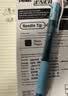 派通（Pentel ）BLN105按动蓝色中性笔高颜值0.5mm签字笔商务学生速干水笔水性笔文具 天蓝杆黑芯5支装 实拍图