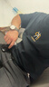 阿诺顿【纯棉四件】短袖t恤男士半截袖衫衣服男装夏季圆领宽松青年大码 格白+K白+S黑+R黑 2XL 建议150-170斤 实拍图