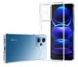 ESCASE【壳膜套装】Redmi红米note12Pro手机壳5G保护套透明钢化膜全包防摔系列 软壳/透明 实拍图