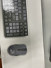 联想（Lenovo）小新 K1P 轻音无线98键鼠套装 果冻触感机械回弹 多快捷键 3档DPI windows通用 暮霭灰 实拍图