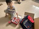迪士尼（Disney）电动文具减负书包套装米奇电动削笔机橡皮擦 小学生文具礼盒生日礼物男孩一年级入学礼包团购优惠 实拍图
