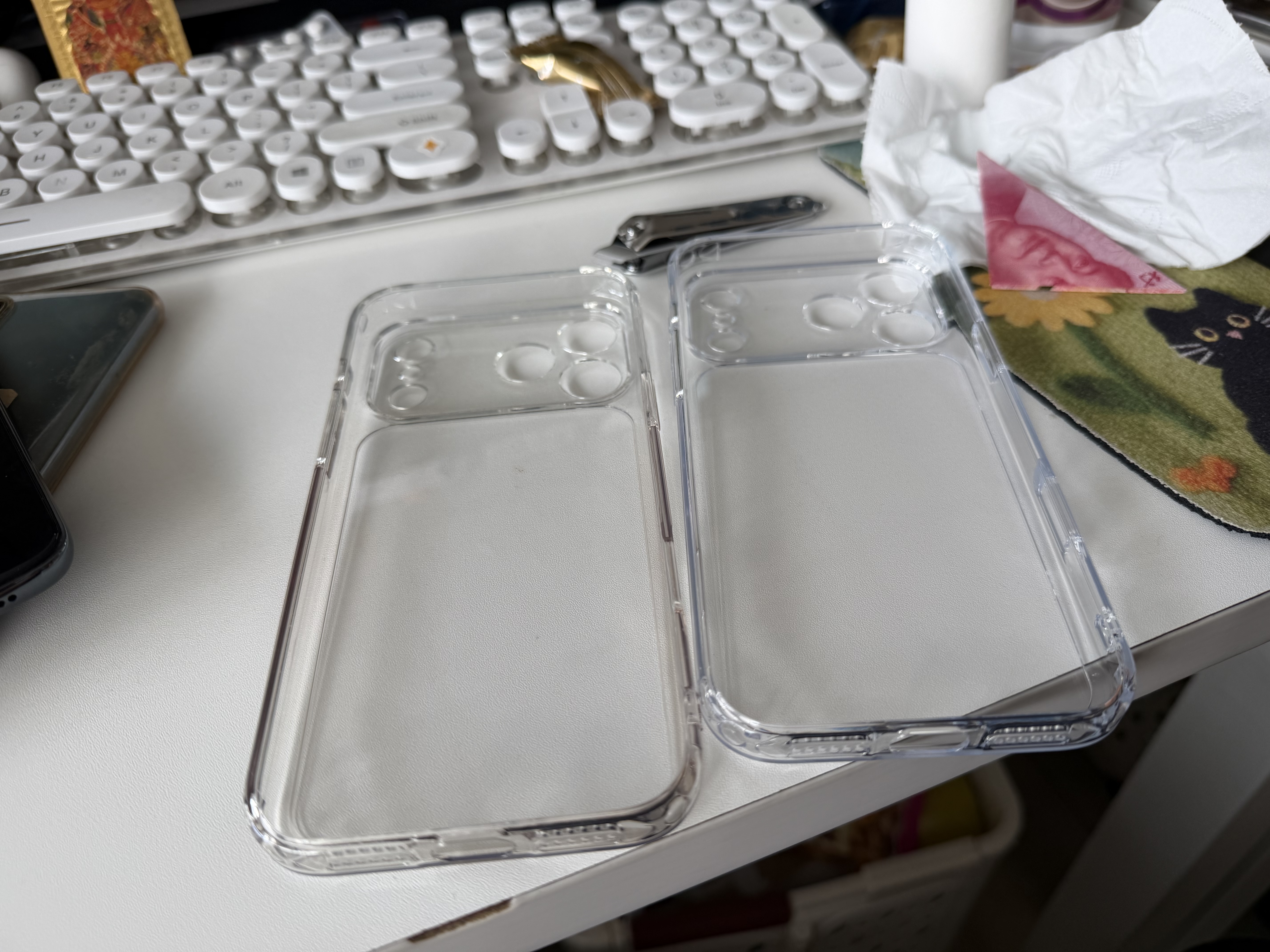 品胜【相机键全包轻薄散热】适用iPhone17ProMax手机壳苹果17ProMax保护套透明气囊防摔软边保护壳 实拍图