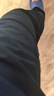 罗蒙（ROMON）休闲裤男商务休闲时尚职业西装裤弹力修身百搭裤子男装黑色38 实拍图