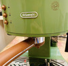德龙（Delonghi）咖啡机 复古半自动咖啡机 小型家用高颜值美式意式浓缩15Bar泵压 手动打奶泡ECO310.VGR橄榄绿礼物 实拍图