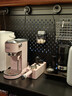 德龙（Delonghi）半自动咖啡机家用小型 意式15Bar泵压冷萃咖啡 软触屏手动奶泡自动停流金属机身 吉拉朵系列 EC890 .PR追光粉 即时加热 自动关机 专业蒸汽细杆拉花 实拍图