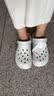 CROCS卡骆驰檀健次同款经典泡芙洞洞鞋轻便舒适男女同款花园鞋|207521 月光灰-1NK(含智必星) 37 /38(230mm) 实拍图