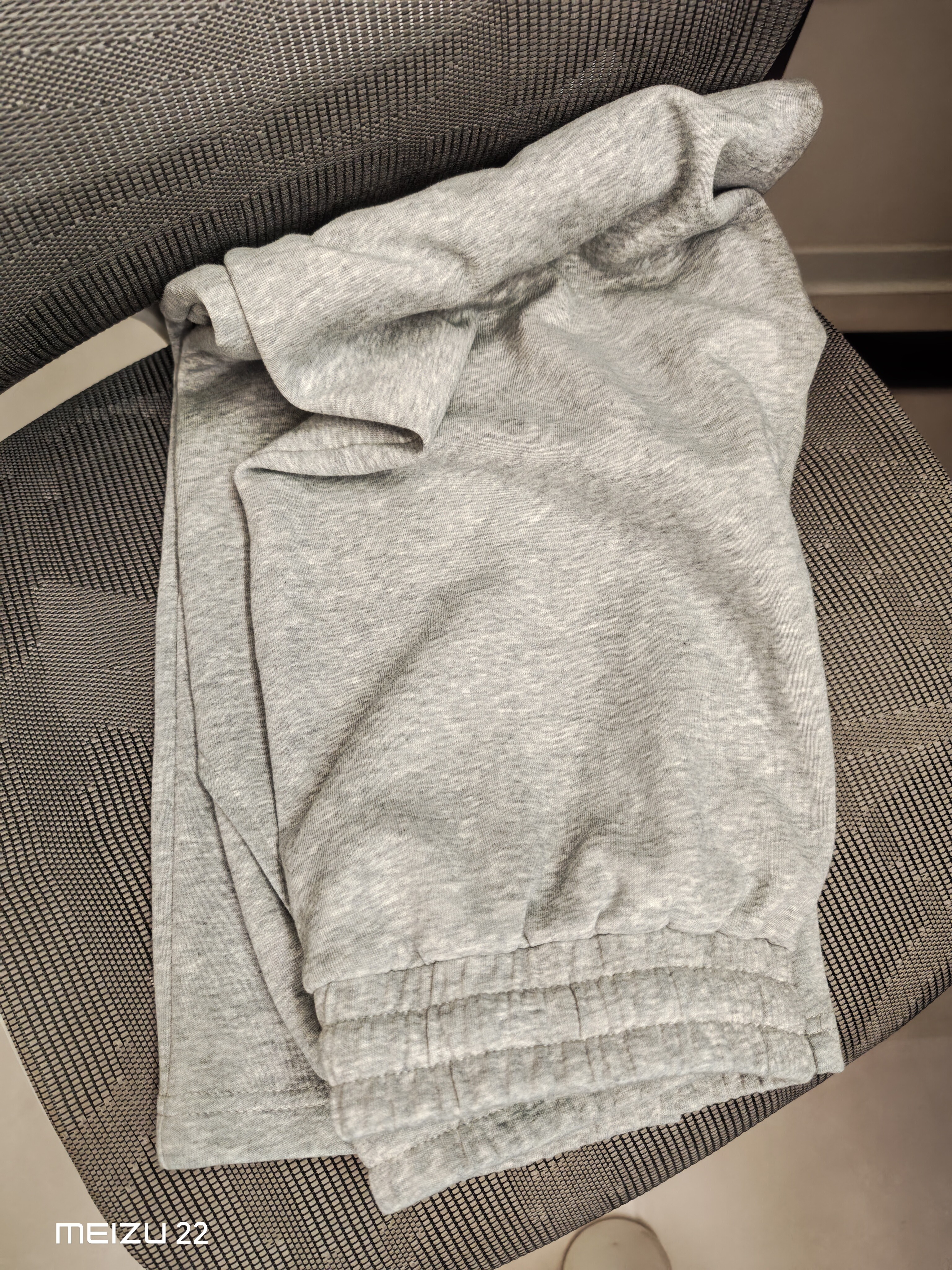 凡客诚品（VANCL）裤子男春秋宽松男裤重磅休闲裤男士垂感卫裤运动直筒裤 麻灰 L 实拍图