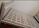 卡森琅【顺丰入户】床铁艺床主卧大床双人床铁床架1.5x2米铁架床软包床 白床架平尾【白软包】 1.5*1.9/2.0m【默认发2.0长】 实拍图