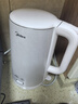 美的（Midea）电热水壶烧水壶钛材质2200W速沸内外双钢保温自动断电养生2L大容量  MK-SH20M127-T【价保618】 实拍图