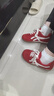 拉夏贝尔女鞋徳训鞋女新款百搭休闲鞋低帮软底运动鞋子女-2215B 红色 39 实拍图
