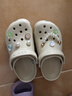 卡骆驰（CROCS）檀健次同款经典洞洞鞋轻便百搭女沙滩鞋包头拖鞋男鞋|10001 骨白色-2Y2(含智必星) 39 (240mm) 实拍图