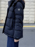 波司登冬羽绒服女士修身短款休闲加厚脱卸帽立领休闲百搭外套 实拍图