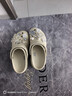 卡骆驰（CROCS）白鹿同款经典云朵洞洞鞋时尚百搭女鞋花园鞋|206750 骨白色-2Y2(含智必星) 35 (220mm) 实拍图
