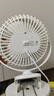 得力【行业TOP1-热销100W+】桌面usb风扇小型电风扇学生宿舍办公室工位寝室床头轻音小风扇-LK220白 实拍图