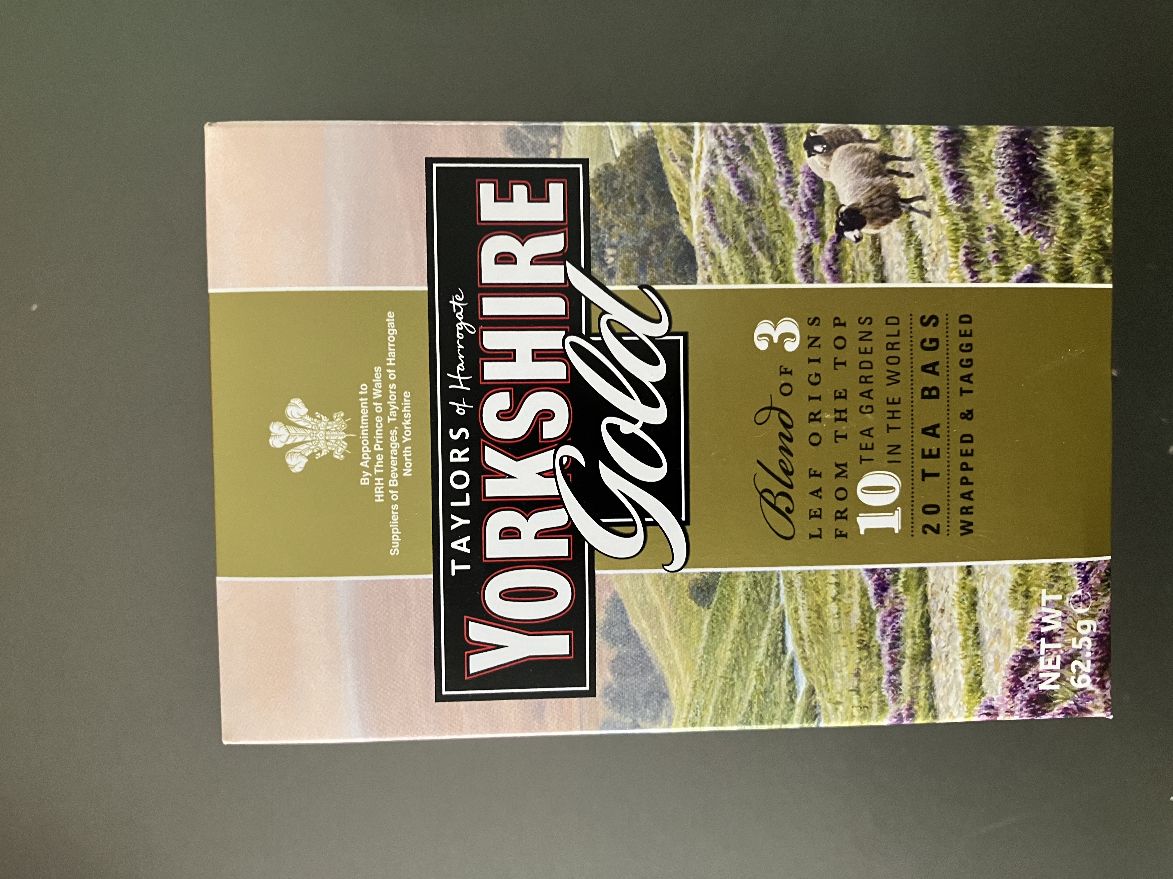哈罗盖特的泰勒金牌红茶 英式早餐办公室下午茶茶包 20袋*3.125g 英国原装进口 实拍图