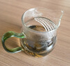 高茗 公道杯耐热玻璃透明一体月牙过滤茶水分离杯泡茶公杯分茶器茶具 企鹅公杯【350ml】 实拍图