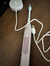 飞利浦（PHILIPS）声波电动牙刷钻石3系 5倍洁齿5种模式 洁净刷头*2 生日礼物送男士/女友 价保618 HX5171/04粉 实拍图