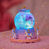 IMVE爱莎水晶球音乐盒 六一儿童节小女孩生日礼物/女生八音盒礼物玩具 大号粉色旋转木马（声控+飘雪） 实拍图