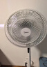 美的（Midea）【飓风节能】七叶柔风立式电风扇/家用轻音落地扇/台式小型风扇/大风力遥控定时摇头风扇 SAH35BSJ 实拍图
