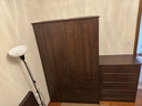 宜家（IKEA）穆斯肯双门简易衣柜现代简约家用卧室柜子小户型出租房用 褐色 实拍图