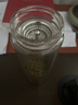 希诺双层玻璃杯男家用商务办公泡茶杯子过滤车载水杯XN-9607 410mL 实拍图