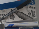 uni三菱 uni-ball EYE蓝色中性笔高颜值0.5mm蓝笔签字笔商务直液式学生水笔水性笔套装 UB-150 10支 实拍图