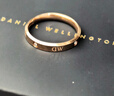 丹尼尔惠灵顿（DanielWellington）[马思纯同款]dw戒指女 星辰情侣戒指玫瑰金54号DW223生日送女生 实拍图