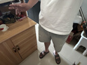 :CHOCOOLATEit美式破洞牛仔短裤男士夏季新款潮牌痞帅五分裤子 复古蓝 38 实拍图