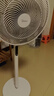 美的（Midea）【飓风节能】七叶柔风立式电风扇/家用轻音落地扇/台式小型风扇/大风力遥控定时摇头风扇 SAH35BSJ 实拍图