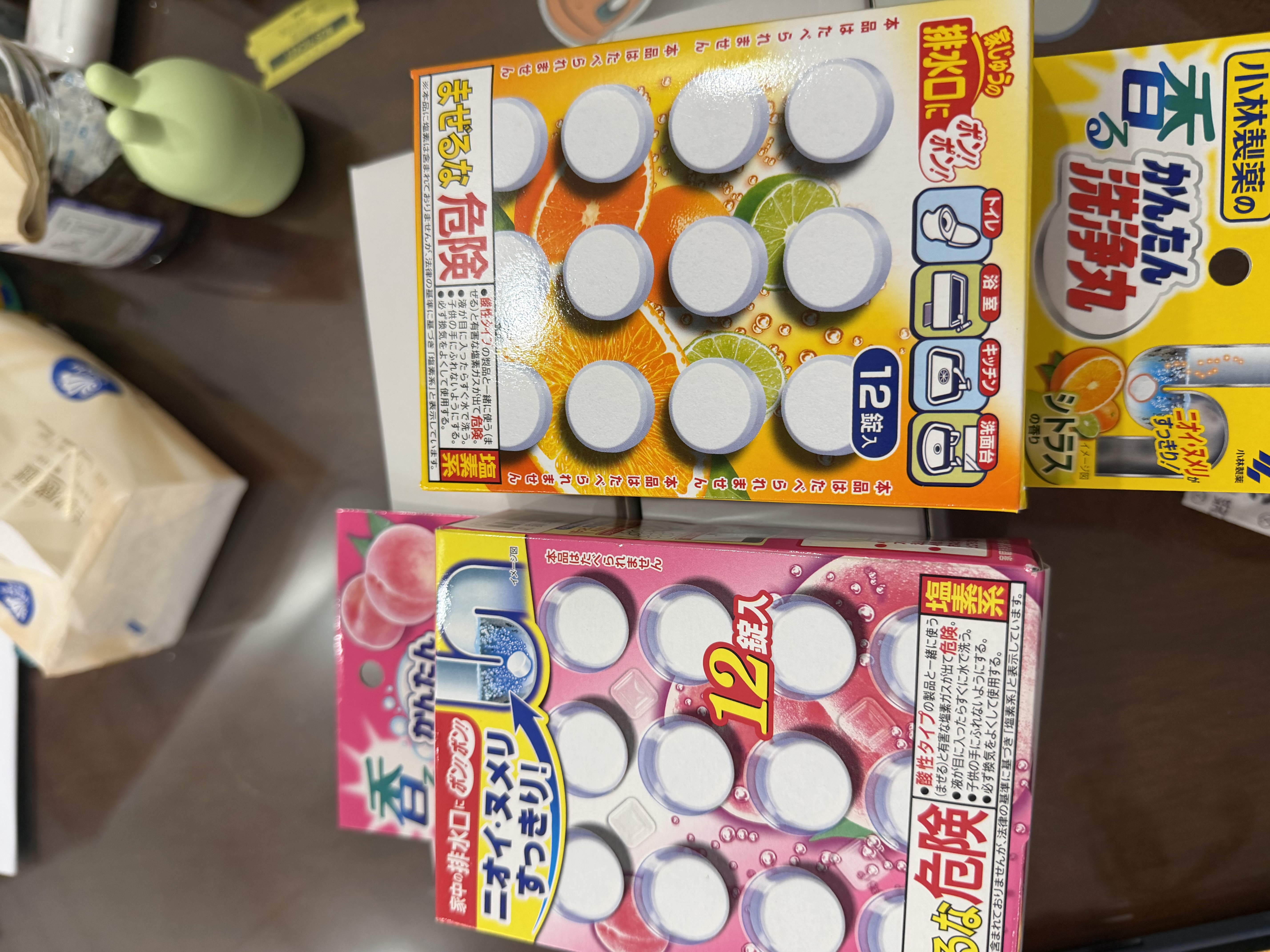 小林制药（KOBAYASHI）排水管疏通剂 12粒 快速溶解 不伤管道 桃香 地漏 进口 去污垢 实拍图