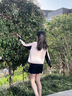 蕉下（beneunder）防晒衣女涉水服防泼水户外运动水上短WR391冰露粉-漫暮黑L 实拍图